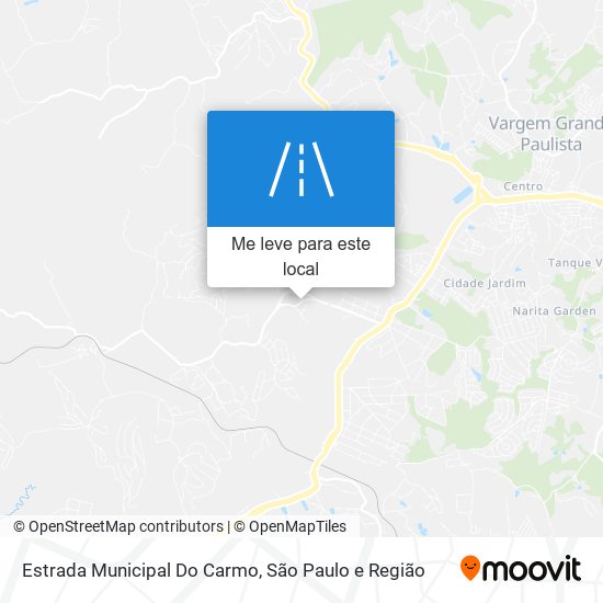 Estrada Municipal Do Carmo mapa