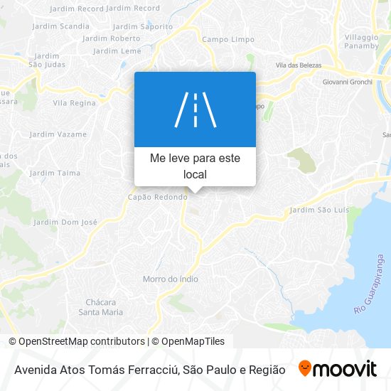 Avenida Atos Tomás Ferracciú mapa