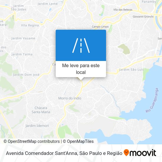 Avenida Comendador Sant'Anna mapa