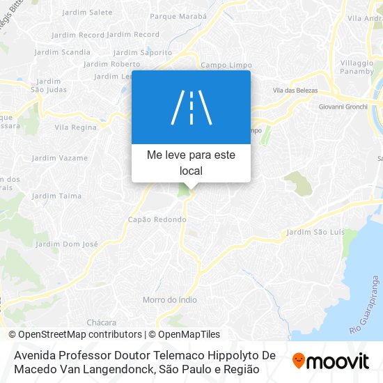 Avenida Professor Doutor Telemaco Hippolyto De Macedo Van Langendonck mapa