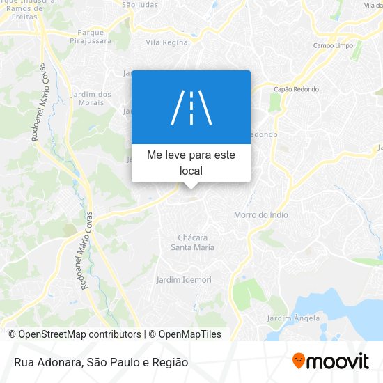 Rua Adonara mapa