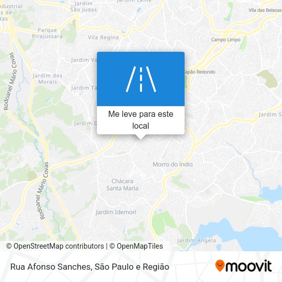 Rua Afonso Sanches mapa