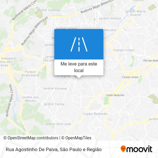 Rua Agostinho De Paiva mapa