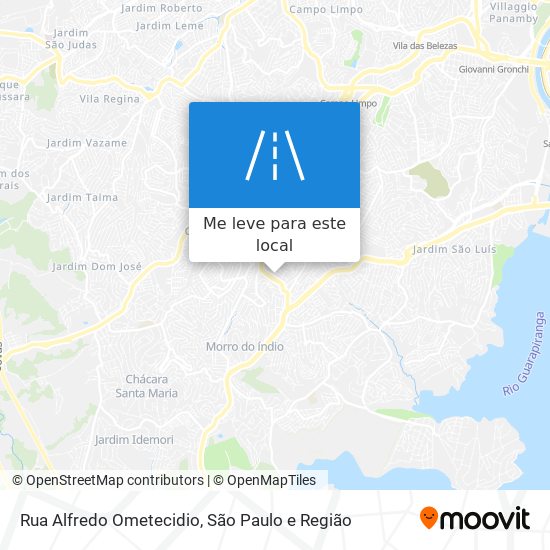 Rua Alfredo Ometecidio mapa