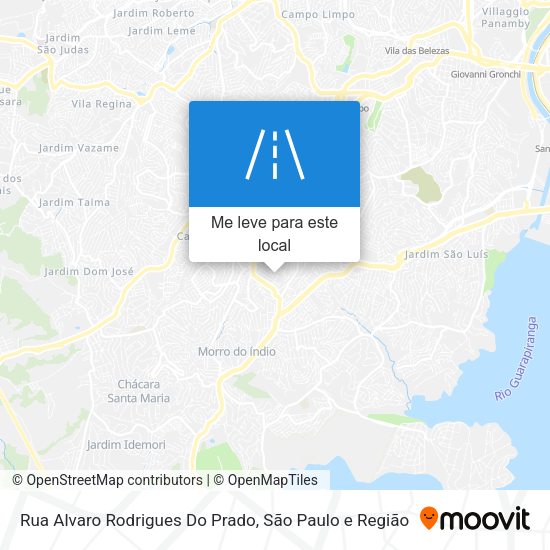 Rua Alvaro Rodrigues Do Prado mapa