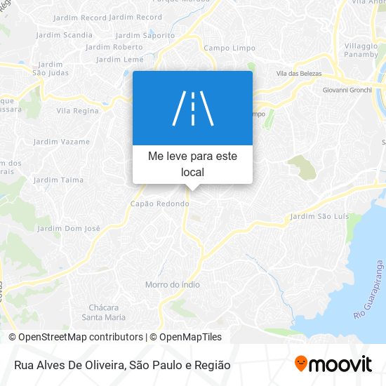 Rua Alves De Oliveira mapa