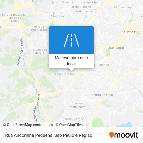 Rua Andorinha Pequena mapa