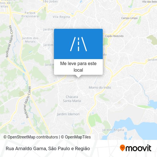 Rua Arnaldo Gama mapa
