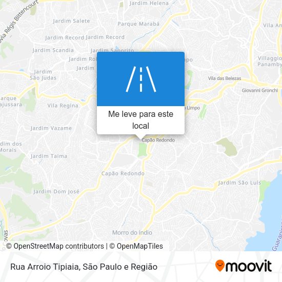 Rua Arroio Tipiaia mapa