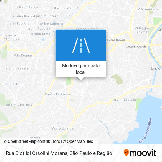 Rua Clotildi Orsolini Morana mapa