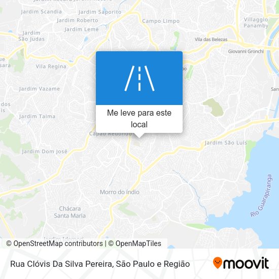 Rua Clóvis Da Silva Pereira mapa