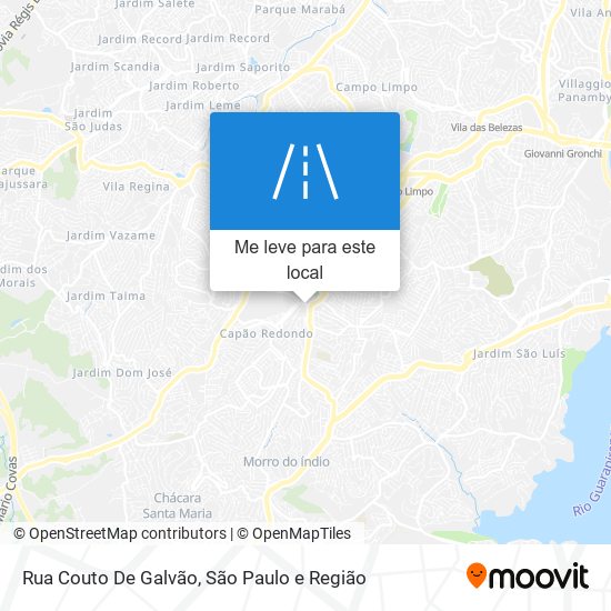 Rua Couto De Galvão mapa