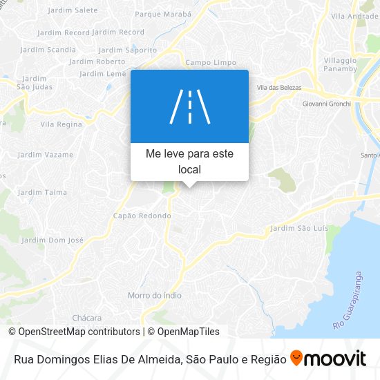 Rua Domingos Elias De Almeida mapa