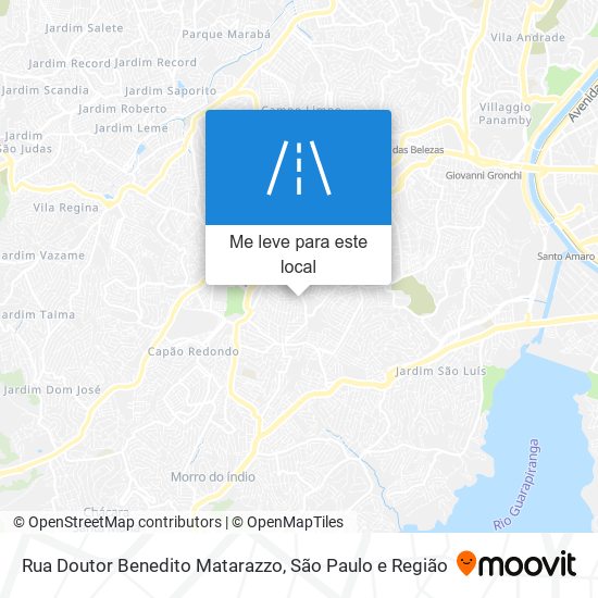 Rua Doutor Benedito Matarazzo mapa