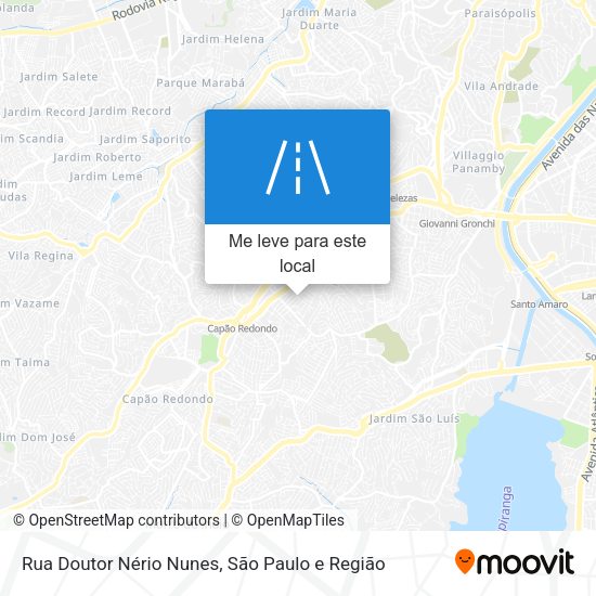 Rua Doutor Nério Nunes mapa