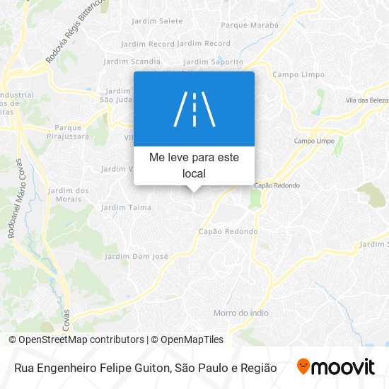 Rua Engenheiro Felipe Guiton mapa