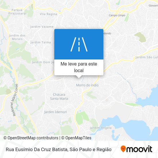 Rua Eusímio Da Cruz Batista mapa