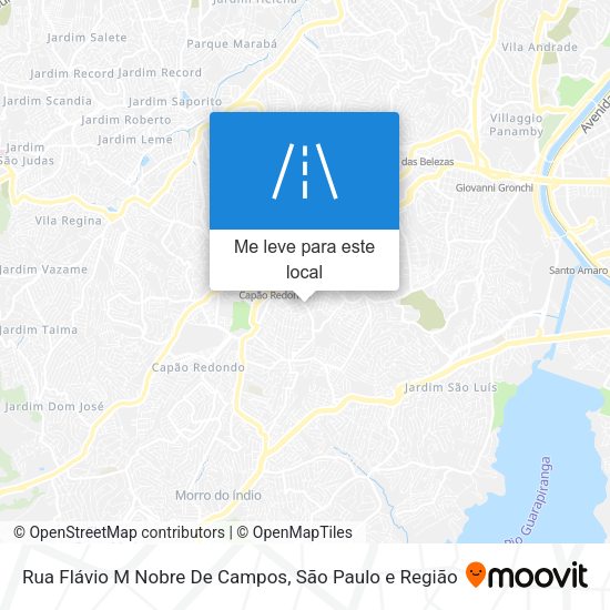 Rua Flávio M Nobre De Campos mapa