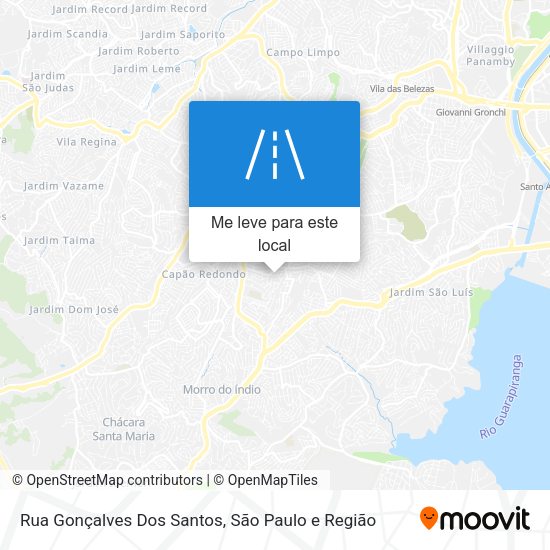 Rua Gonçalves Dos Santos mapa