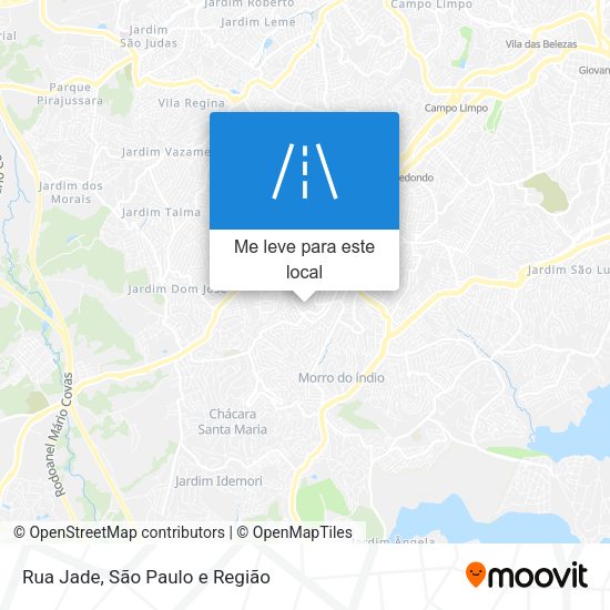 Rua Jade mapa