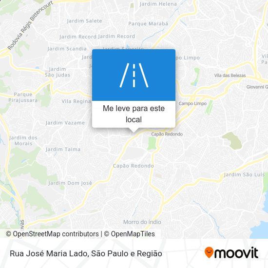 Rua José Maria Lado mapa