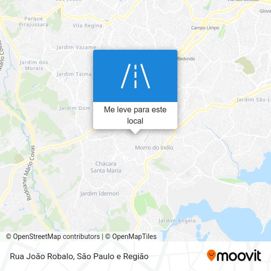 Rua João Robalo mapa