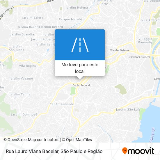 Rua Lauro Viana Bacelar mapa