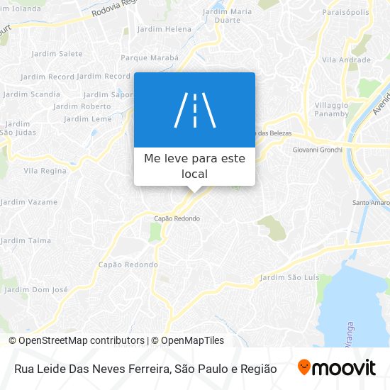 Rua Leide Das Neves Ferreira mapa