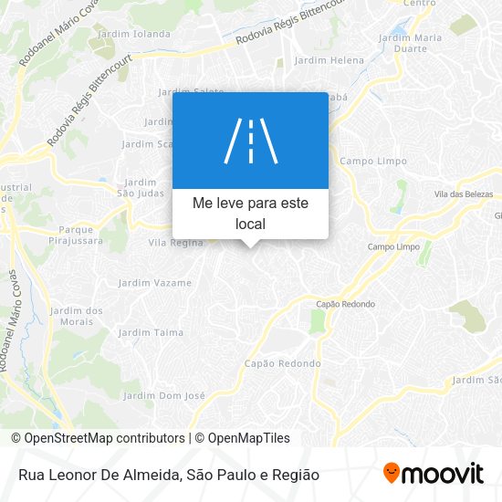 Rua Leonor De Almeida mapa