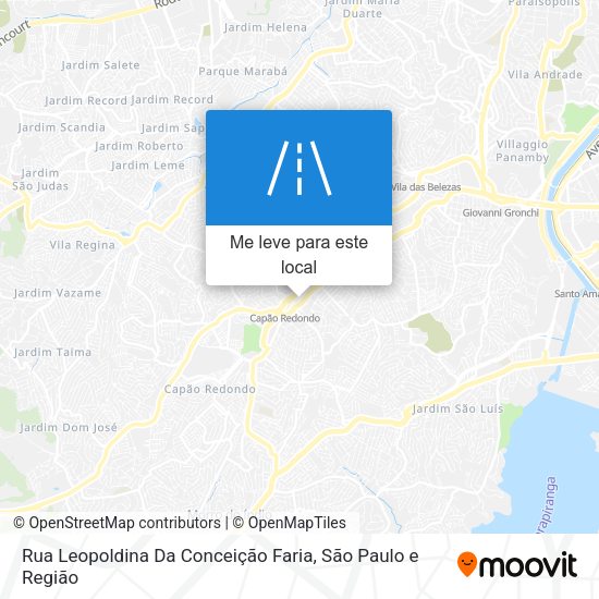 Rua Leopoldina Da Conceição Faria mapa