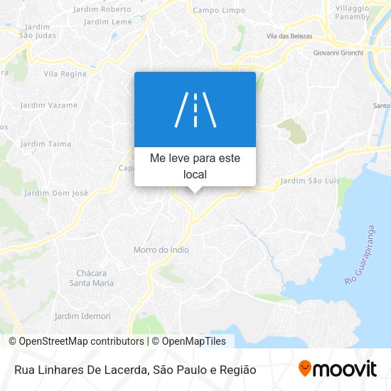Rua Linhares De Lacerda mapa