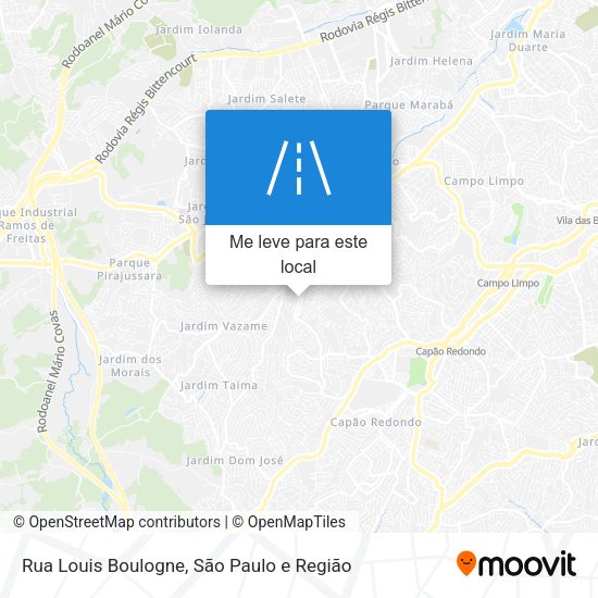 Rua Louis Boulogne mapa