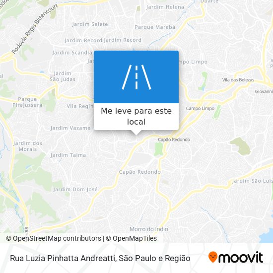 Rua Luzia Pinhatta Andreatti mapa