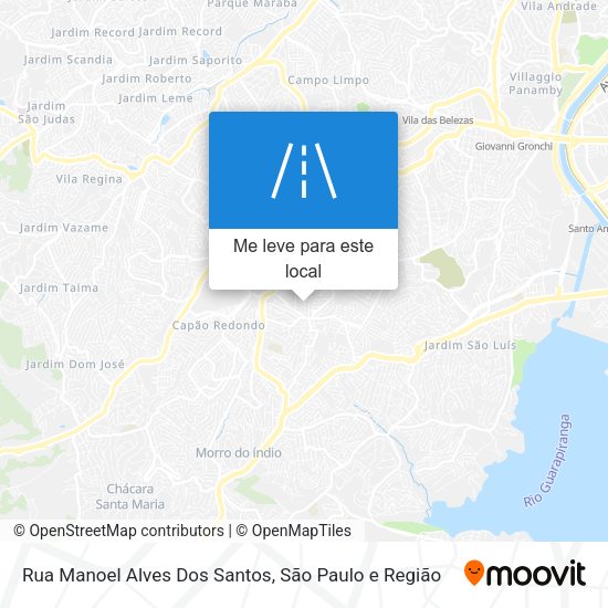Rua Manoel Alves Dos Santos mapa