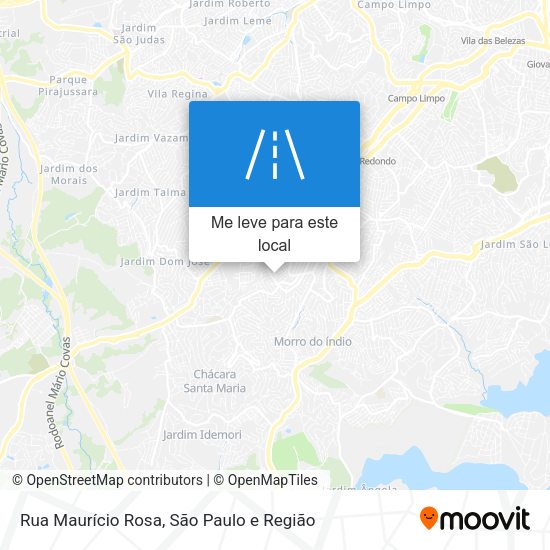 Rua Maurício Rosa mapa