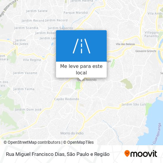 Rua Miguel Francisco Dias mapa