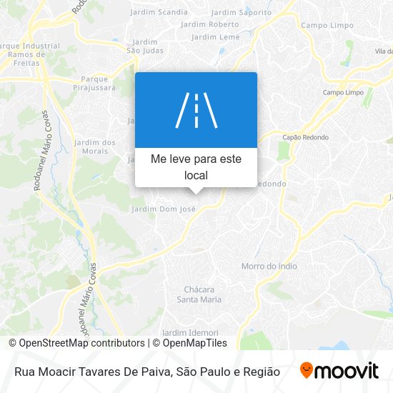 Rua Moacir Tavares De Paiva mapa