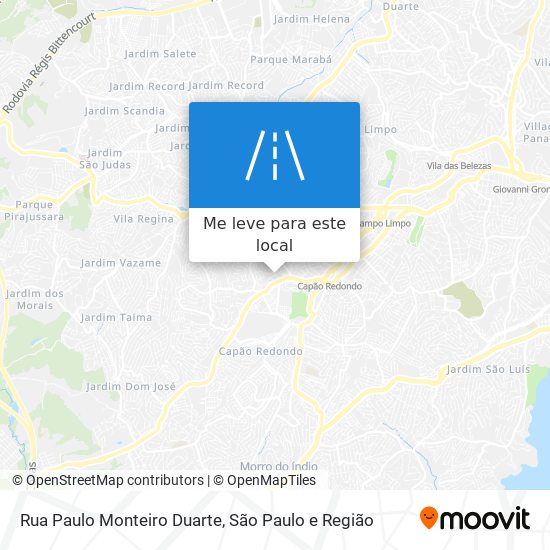 Rua Paulo Monteiro Duarte mapa