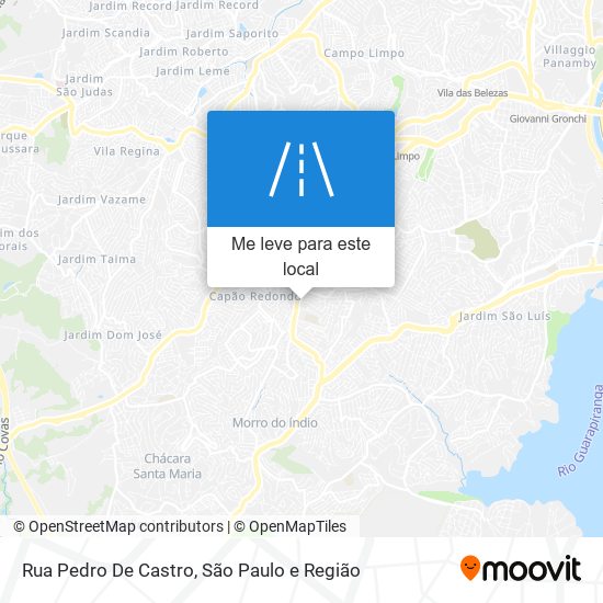 Rua Pedro De Castro mapa