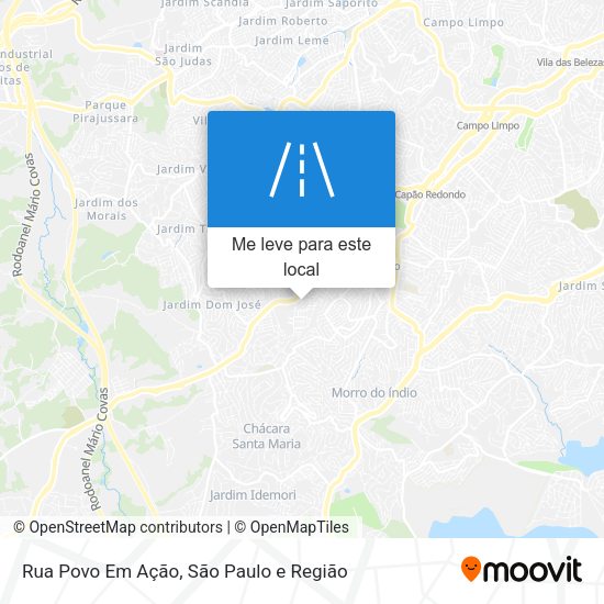 Rua Povo Em Ação mapa