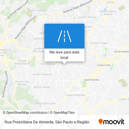 Rua Presciliana De Almeida mapa
