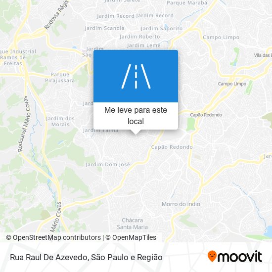 Rua Raul De Azevedo mapa