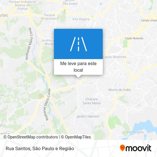 Rua Santos mapa