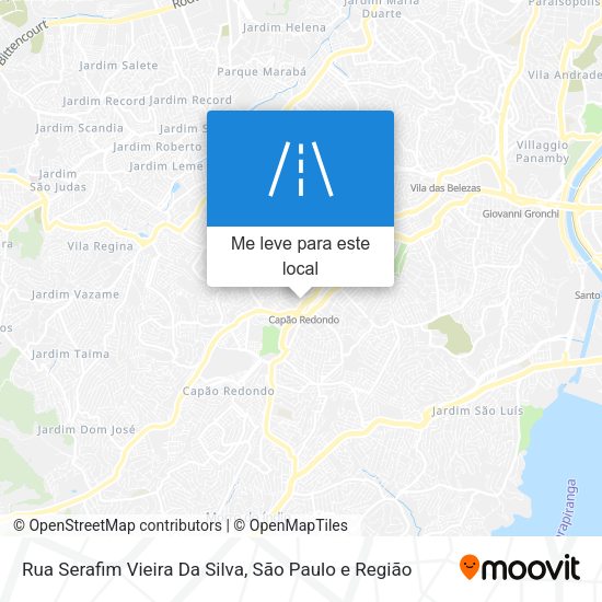Rua Serafim Vieira Da Silva mapa