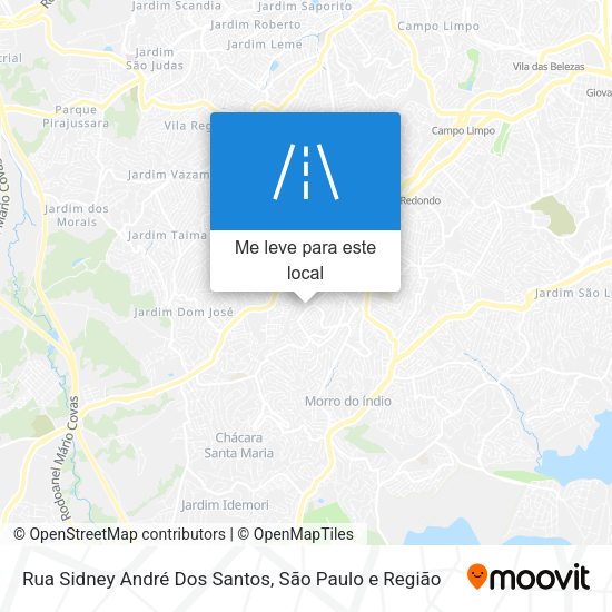 Rua Sidney André Dos Santos mapa