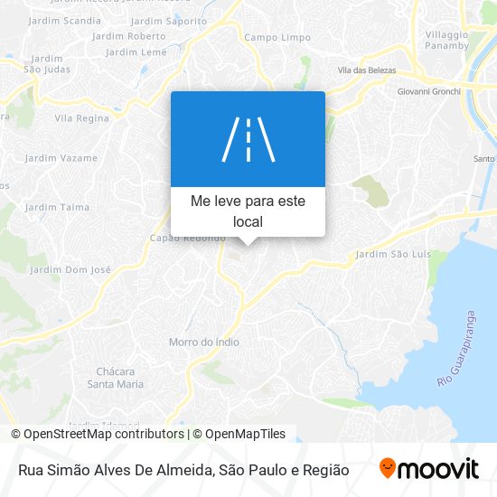 Rua Simão Alves De Almeida mapa