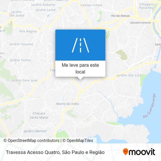 Travessa Acesso Quatro mapa