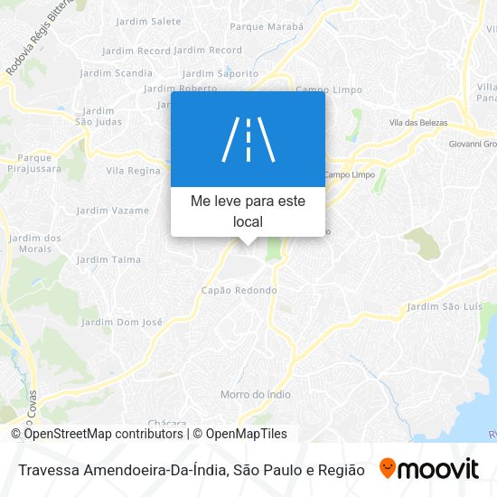 Travessa Amendoeira-Da-Índia mapa