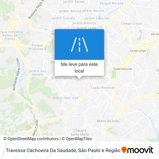 Travessa Cachoeira Da Saudade mapa