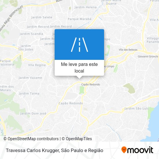 Travessa Carlos Krugger mapa